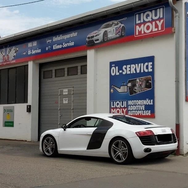 Außenansicht der Werkstatt von B&B Die Kfz-Experten in der Ludwigstraße in Böhl-Iggelheim